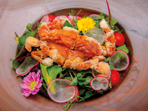 Soft Shell Crab Salad